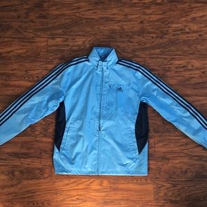 Sky Blue Medium Adidas Athletic Jacket